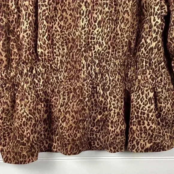 Joan Rivers 3/4 Sleeves Leopard Print BlazerSize Large - Picture 11 of 13